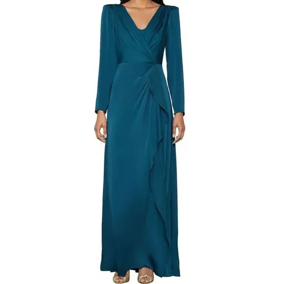 bcbgeneration faux wrap maxi dress BCBGeneration Floral Faux-Wrap Maxi Dress
